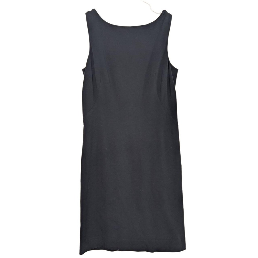 M.M.LaFleur Navy Sleeveless Sheath Dress Boat Neck Business Size 12